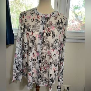 NWT Rachel Roy love blouse